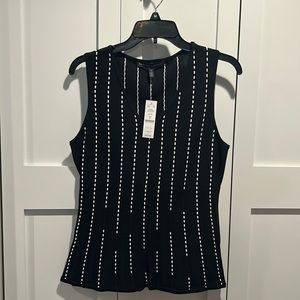 NWT White House Black Market sz S sleeveless top